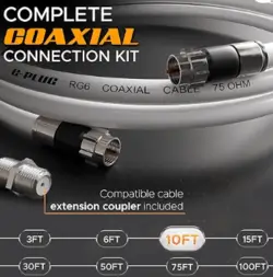 G-PLUG Coaxial Cable Connectors Set