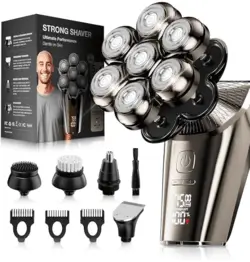 Head Shavers for Bald Men, SHPAVVER 9 in 1 Head Shaving Kit